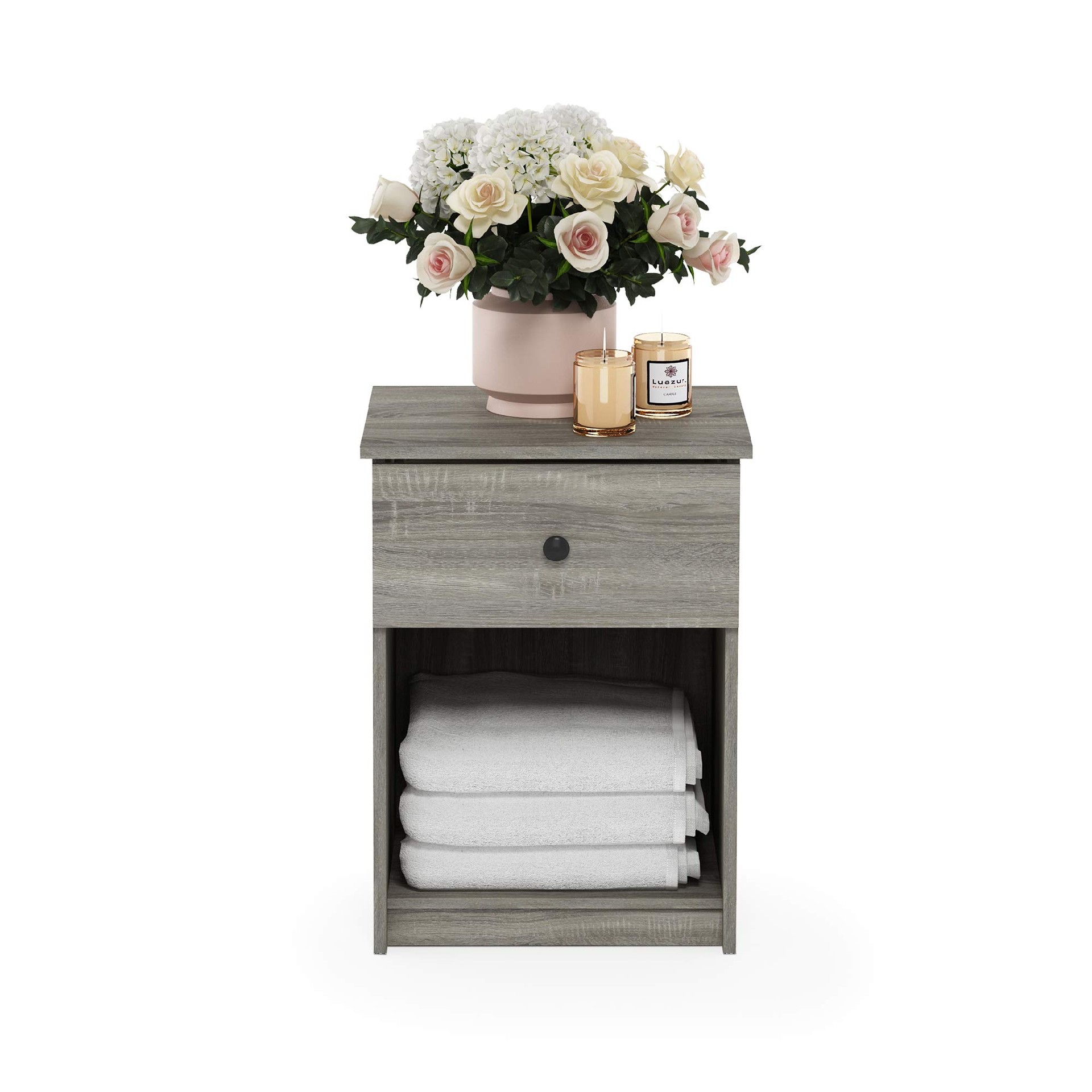 Nightstand, French Oak Grey